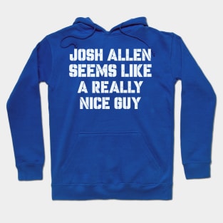 Seems Like A Really Nice Guy josh allen Hoodie